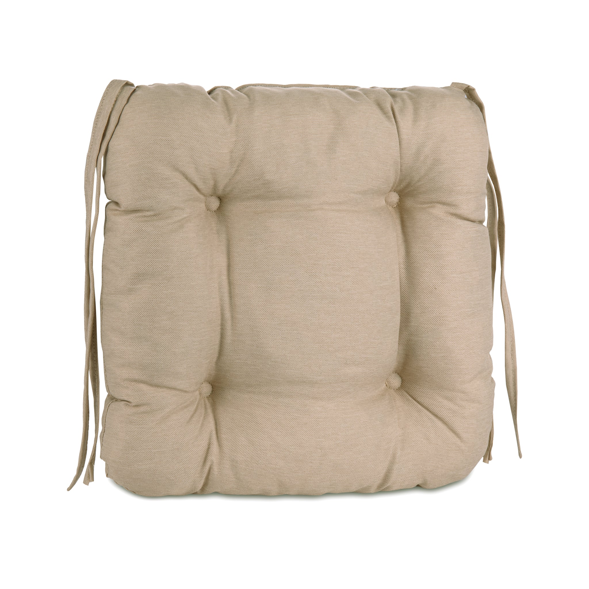 PETTI Artigiani Italiani Stuhlkissen-Set (6 Stück) | 40x40 Cm, Mit Bändern Zum Fixieren | Aus Mikrofaser, Waschbar Bei 30°C | Perfekt Für Küchen- & Esszimmerstühle